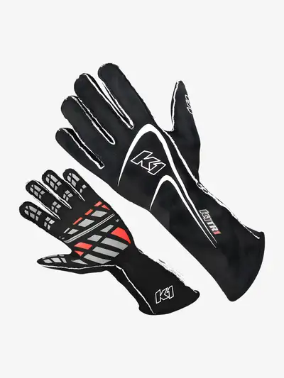 K1 RaceGear Glove Track 1 Blue XX- Small Youth