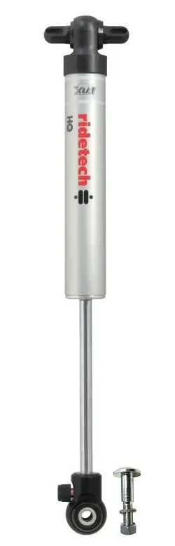 Rear HQ Shock Absorber W/ 7.55 Inch Stroke W/ Wide T-Bar/Eye Mounting 1 Rebound Adjustable Shock W/ Flanged Bolt And Spacer 13.15 Inch X 20.7 Inch W/ A 16.5 -17.5 Inch Ride Height Ridetech product image