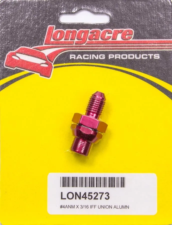 Longacre Brake Fitting #4-3/16in Bulkhead
