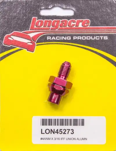Longacre Brake Fitting #4-3/16in Bulkhead