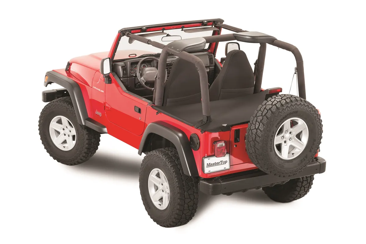 Jeep LJ WindStopper/Tonneau Cover Combo For 04-06 Jeep LJ Wrangler Unlimited Mastertwill MasterTop product image
