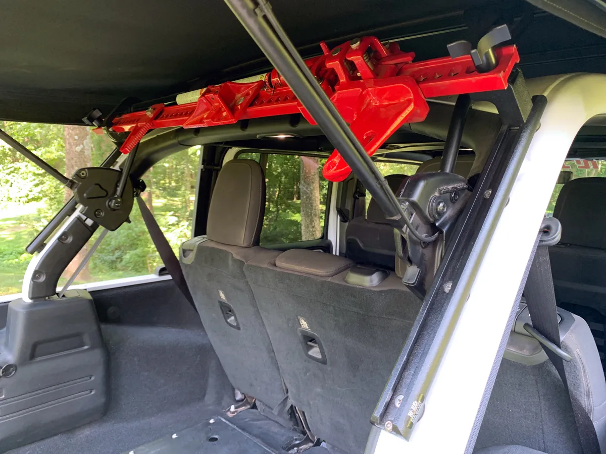 2018+ Jeep Wrangler Jlu Roll Cage Track Mounting System For Hilift Jack product image