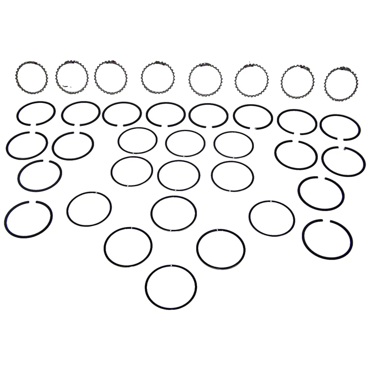 Crown Automotive Jeep Replacement J3208066 Engine Piston Ring Set for 1971-1991 SJ, J-Series w/ 5.9L (V8-360) Engine product image
