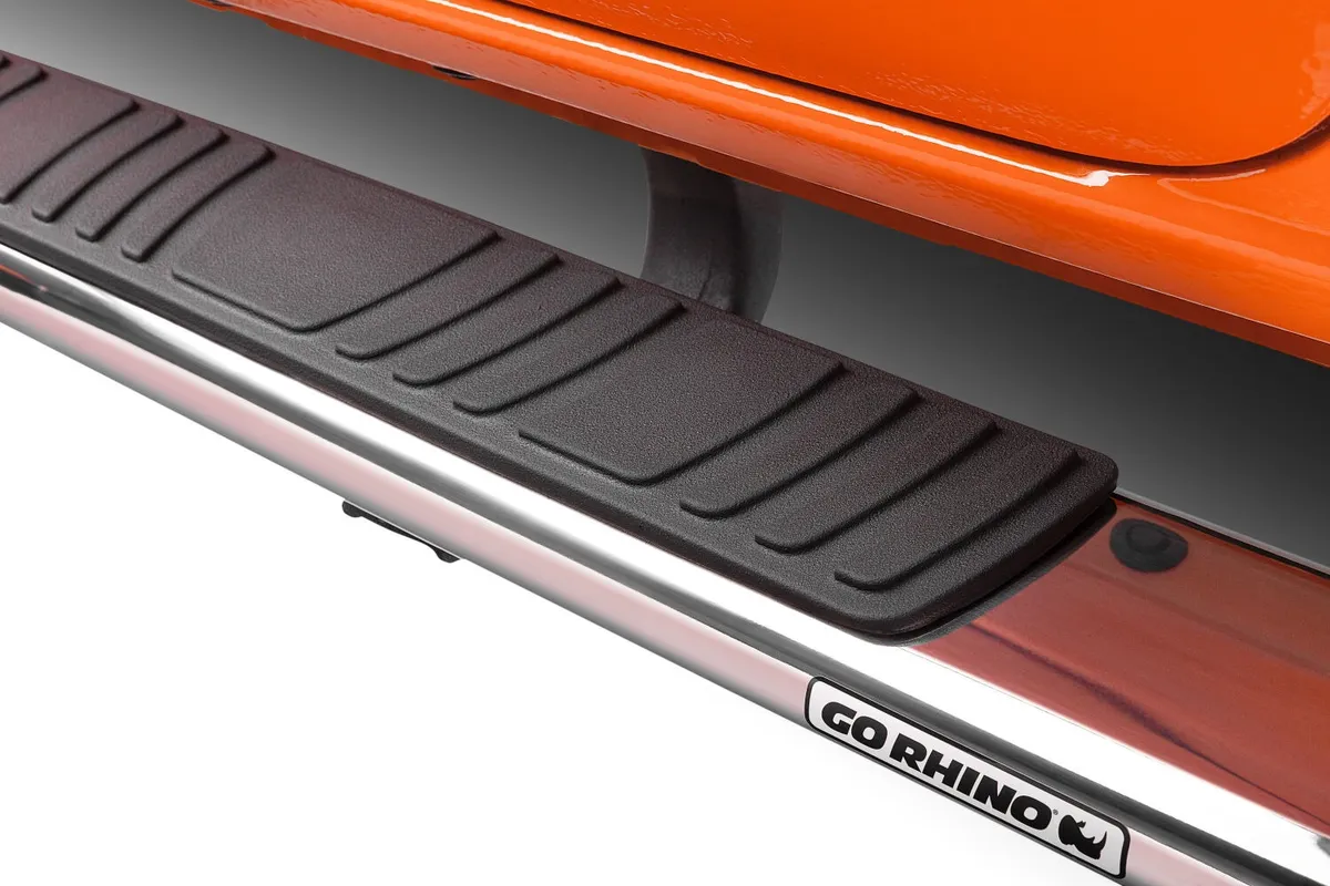 Go Rhino - 685443280PS - 5 OE Xtreme Low Profile Side Steps with Mounting Brackets Kit - Polished Stainless Steel product image