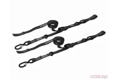 SpeedStrap SpeedStrap Cam-Lock Tie Down w/ Snap 'S' Hooks and Soft Tie (Black; Pair)