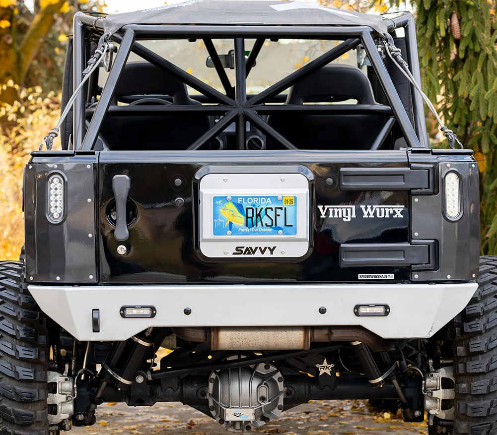 07c Wrangler Krawler Lite High Clearance Rear Bumper Raw product image