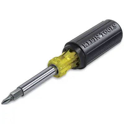 Klein Tools Multibit Screwdriver/Nut Driver 11in1 ph sl sq Torx Bits