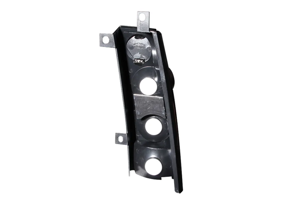 Tail Light Assembly; Clear Lens; Chrome Housing; Pair; Housing For 3 Bulb Design; product image