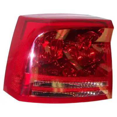Crown Automotive Jeep Replacement Crown Automotive Jeep Replacement 5174407AA Left Tail Light for 2006-2008 Dodge LX Charger, Does Not Include Bulbs