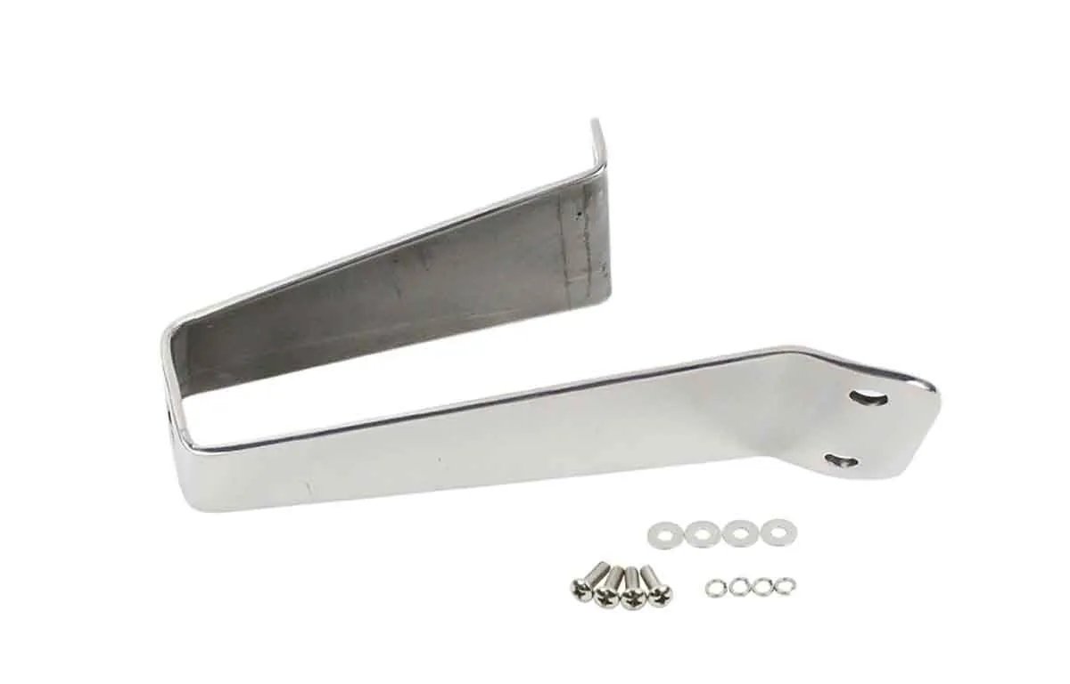 Jeep CJ/YJ Tailgate Tire Stop 76-95 CJ and Wrangler YJ Polished Silver Kentrol product image