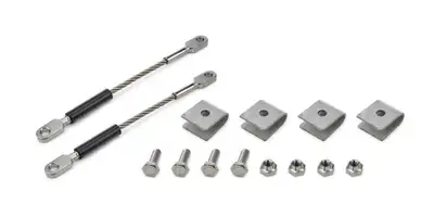 DRAG RACE SOLUTIONS S.S. Weld On Tether Kit Collector Tethers