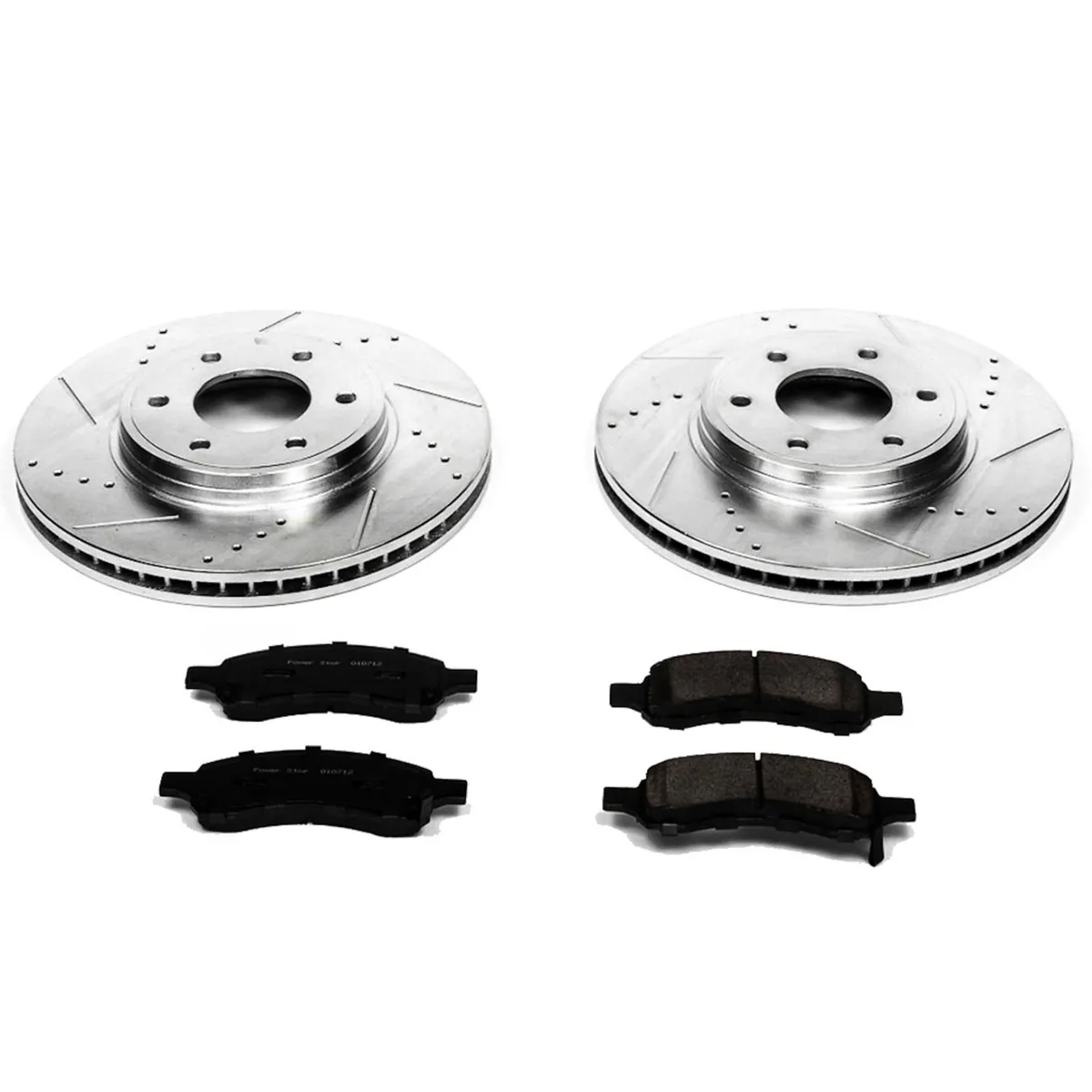 Z23 Evolution Sport Upgrade Kit: Drilled/Slotted Rotors; Carbon-Fiber Ceramic Pads W/Hardware product image