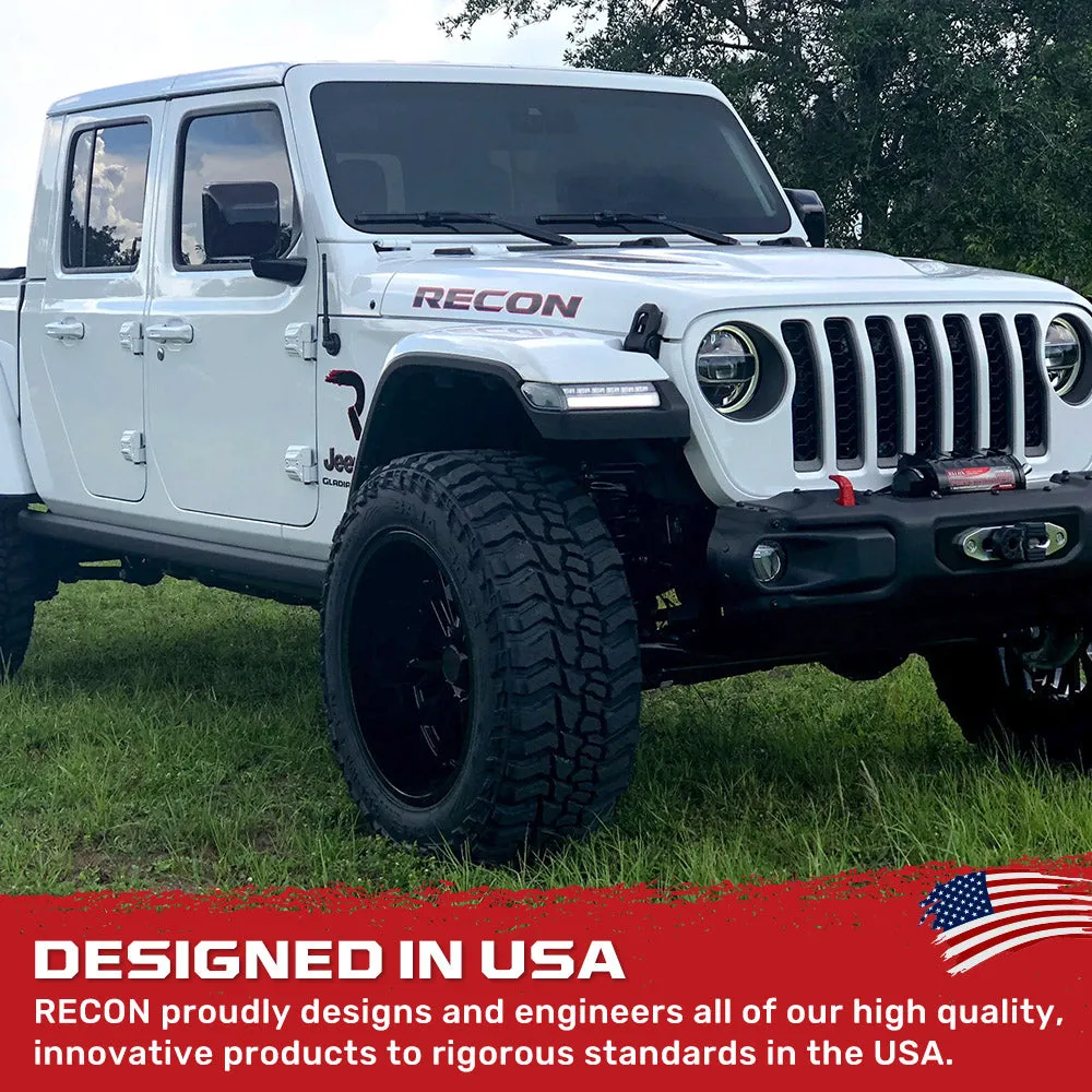 Jeep Wrangler JL 18-25 Ultra Bright White DRL Oled Amber Scanning Switchback Turn Signals Fender Lights (Replaces OEM Halogen) - Multiple Lens product image
