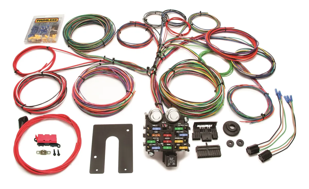 21 Circuit Classic Customizable Pickup Chassis Harness; Non GM Keyed Column; product image