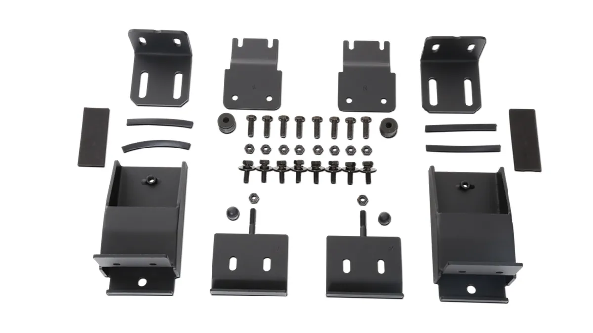 Roof Rack Mount Kit; 150 lbs. Capacity; Textured Powder Coat; product image