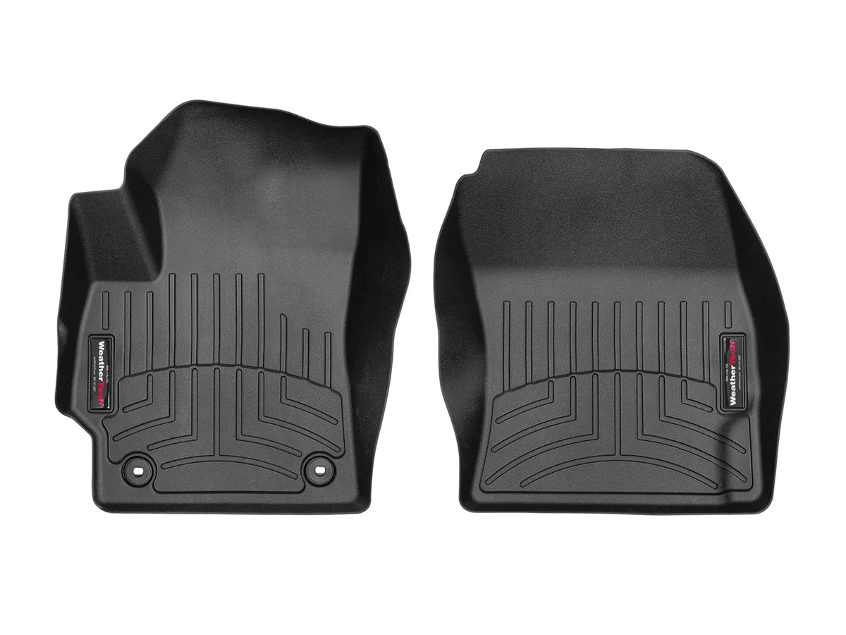 Weathertech FloorLiner™ DigitalFit®; Black; Front;