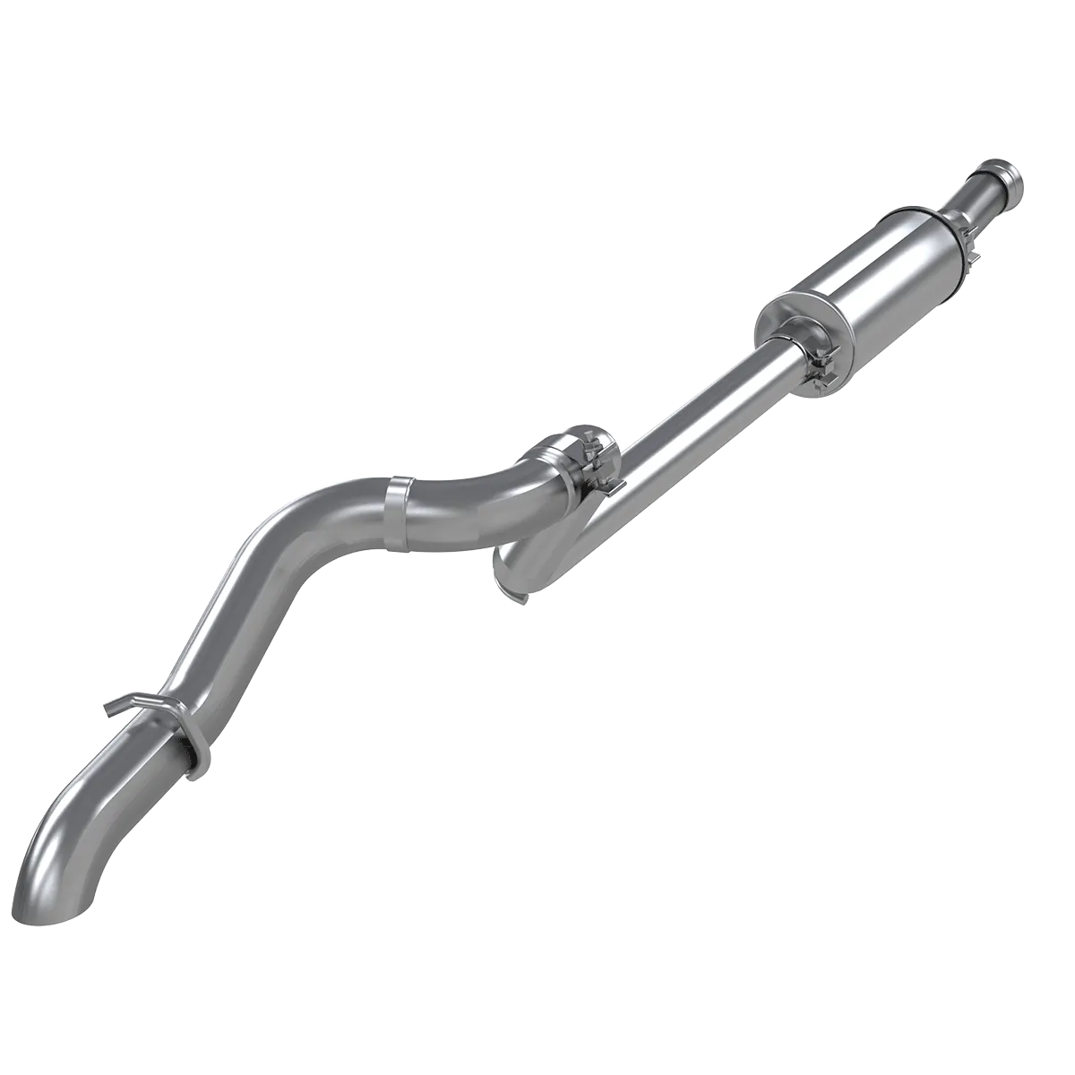 Jeep JL Cat Back Exhaust System Single Rear Exit Armor Pro Series For 18-Up Wrangler JL 2/4 Door MBRP product image