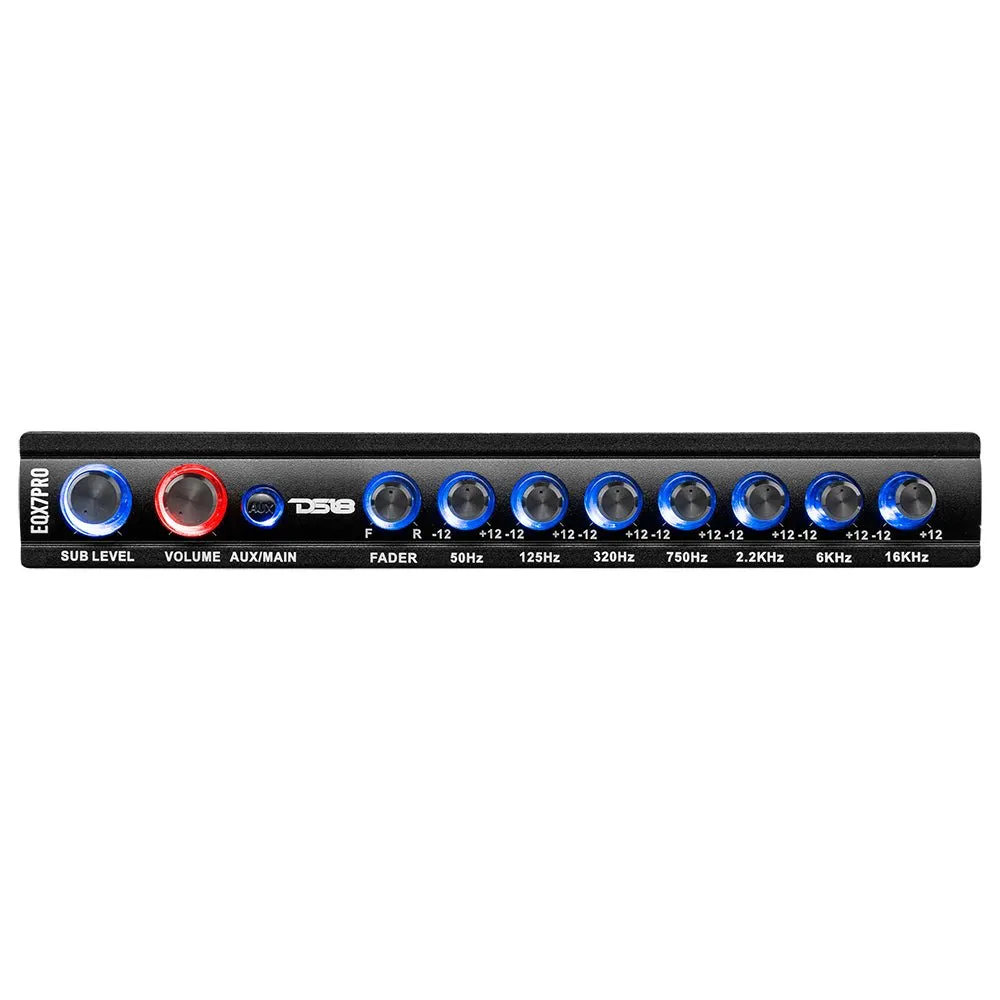 High Volt 7-Band Equalizer | High Level Input | Auto Turn On And High Volt | LED Clipping Indicator product image