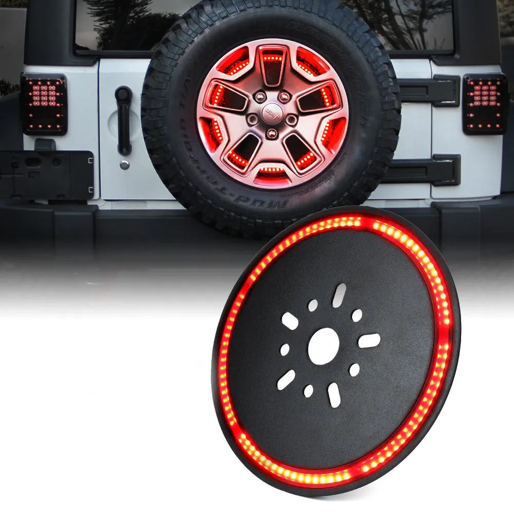 Jeep Wrangler JK/JL 14" Spare Tire Brake Light | Typhoon Series product image