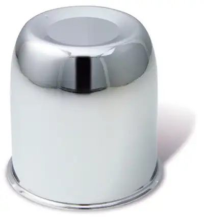 Gorilla Hub Covers Chrome Bulk 2.95in od Closed