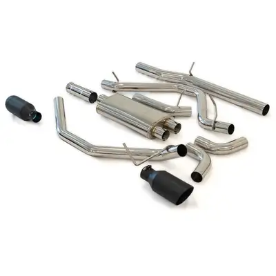 Pacific Performance Engineering Exhaust Cat Back 2.5 Inch w/Dual Tips Raw/Pol GM 4.3L 5.3L 2014-2018 2019 Classic Body