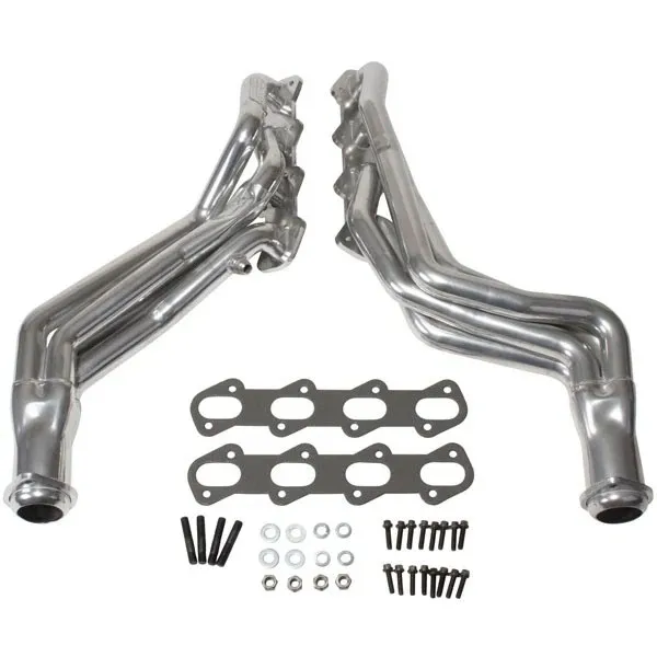 Ford Mustang Cobra Mach 1 1-5/8 Long Tube Exhaust Headers Polished Silver Ceramic 99-04 product image