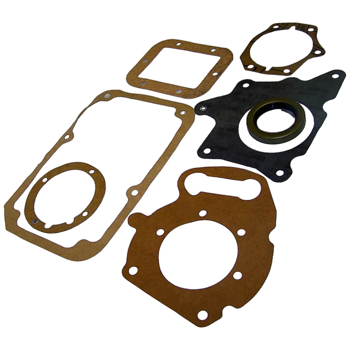Transmission Gasket Set 1953-1968 Cj-3b w/ T98 Transmission; 1955-1972 Cj-5 w/ T98 Transmission; 1966-1983 Cj-5 w/ T18 Transmission; 1966-1975 Cj-6 w/ T18 Transmission; 1955-1972 Cj-6 w/ T98 Transmission; 1976-1984 Cj-7 w/ T18 Tra product image