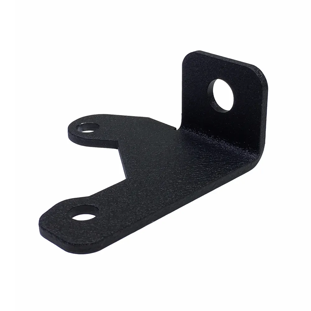 Quake LED - QBJ791 - Jeep JK Whip Light Mounting Bracket 2007-18 Wrangler JK Black Powdercoat for 2007-2017 Jeep Wrangler product image