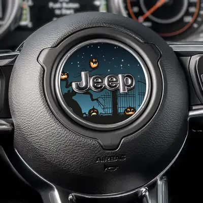 Under The Sun Inserts Pumpkin Party Steering Wheel Decal