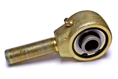 Rock Jock Narrow Forged Johnny Joint 2 Inch 1.600 Inch X 0.562 Inch Ball 3/4 Inch-16 Right Hand Threaded Shank Externally Greased Each RockJock 4x4