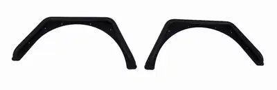 Fishbone Offroad Jeep TJ Tube Fenders Rear 3 Inch Flare 97-06 Wrangler TJ Steel Black Textured Powdercoat Fishbone Offroad