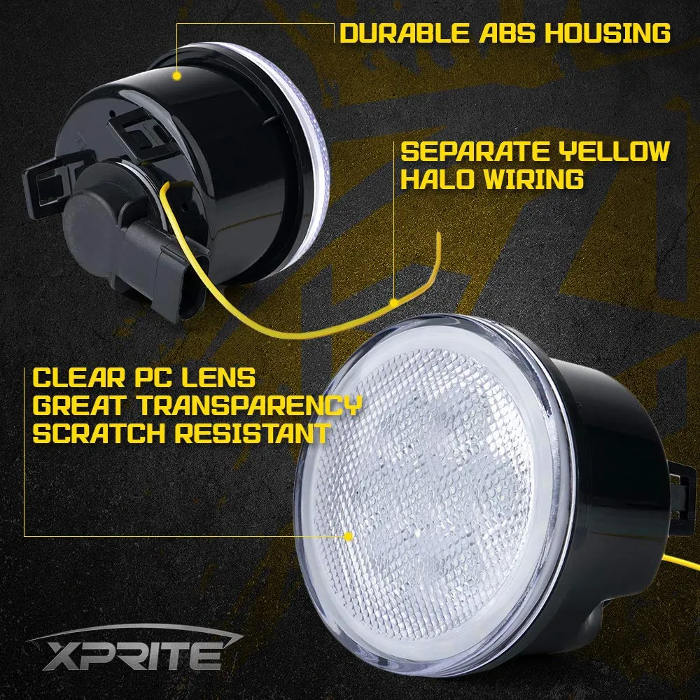 LED Turn Signal Lights with Halo DRL for 07-18 Jeep Wrangler JK product image