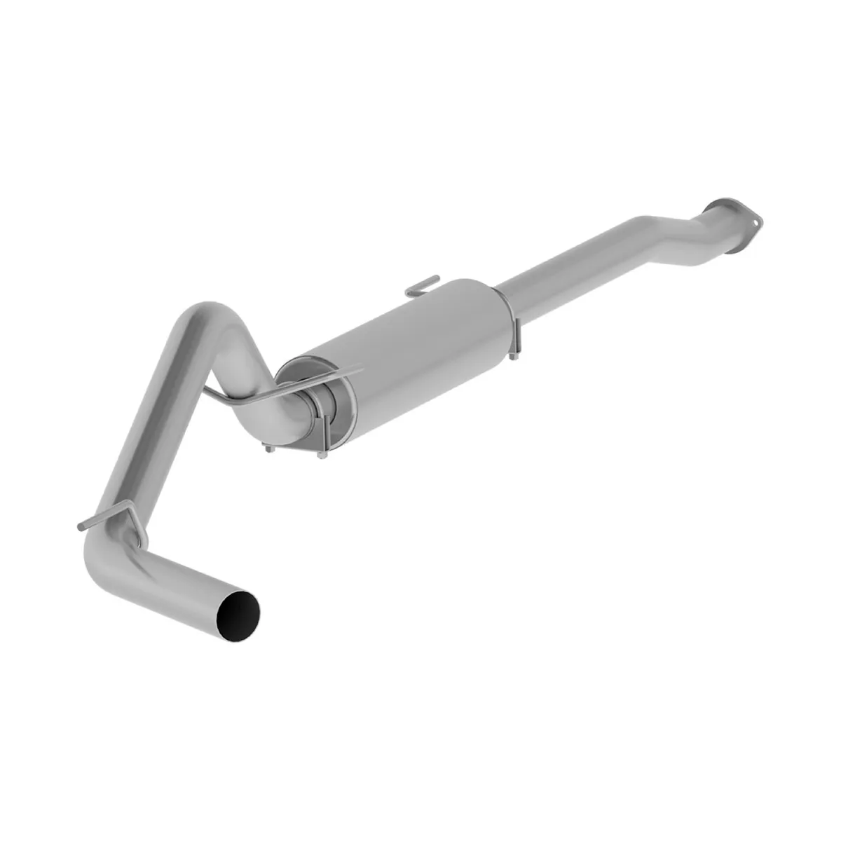Armor Lite Cat Back Exhaust System; 3 in.; Incl. Front Pipe/Muffler/Tailpipe/Hardware; No Tip Incl.; Single Side Exit; Aluminized; [Available While Supplies Last]; product image