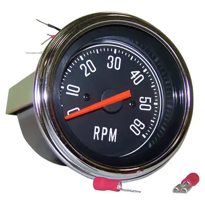 Crown Automotive Jeep Replacement Crown Automotive Jeep Replacement J5459418 Tachometer Gauge for 76-86 CJs w/ 4, 6, or 8 Cylinder Engines