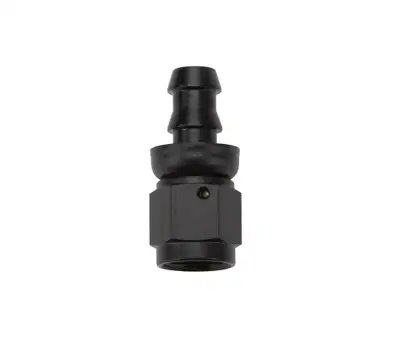 Allstar Performance Pushlock Hose End Black Straight -6
