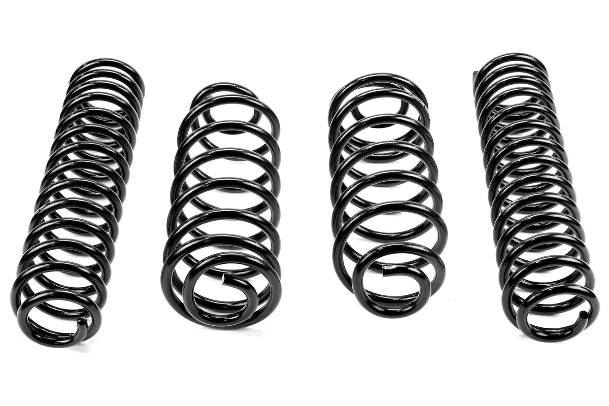Rock Jock Coil Spring Set 97-06 Wrangler TJ 4 Inch Lift Front/Rear Set of 4 RockJock 4x4