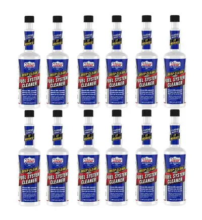 Lucas Oil Products Deep Clean Fuel System Cleaner Case 12x16 Ounce
