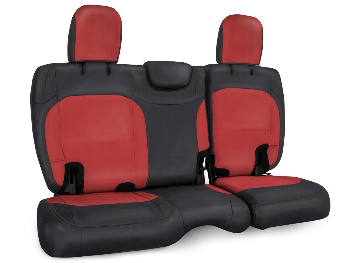 Rear Bench Cover For Jeep Wrangler Jl4 Door With Cloth Interiorblack And Red product image