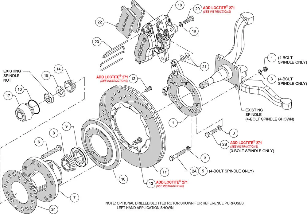 1963 - 1970 Ford, Mercury Dynapro Dust-Boot Pro Series Front Brake Kit - 140-13343 product image