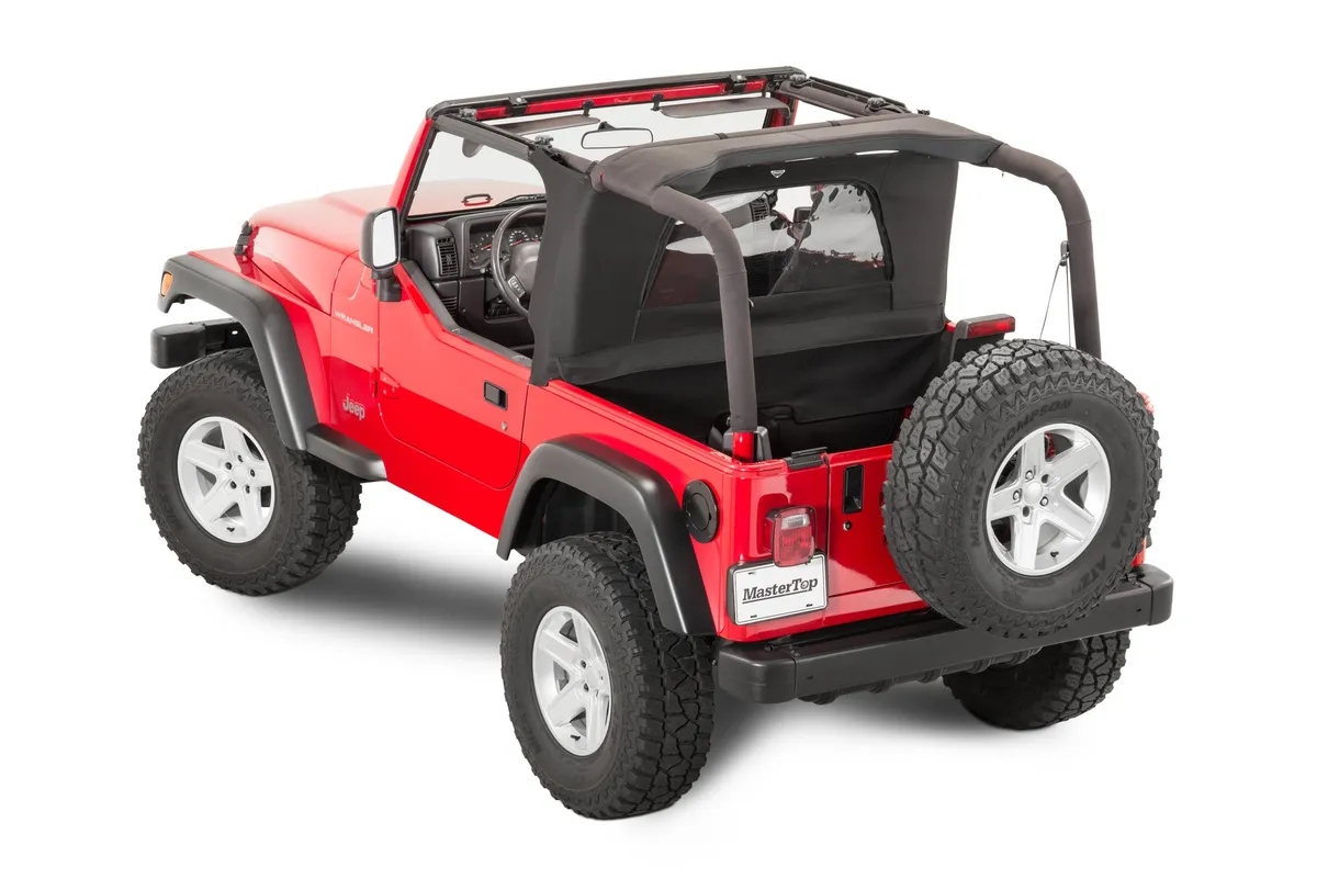 Jeep TJ Ultimate Soft Top Combo Bimini Top Plus For 03-06 Wrangler TJ WindStopper Plus and Tonneau MasterTop product image
