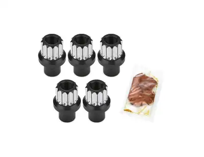 DRAG RACE SOLUTIONS Billet Aluminum 12pt Lug Nuts - 1/2 5pk