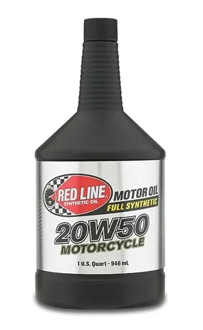 20W50 Motorcycle Oil Synthetic 1 Quart Red Line Oil product image