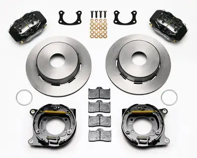 Wilwood Brakes Wilwood FDLI PS P-B Kit Drilled Polished Big Ford New 2.50in Offset Currie Blank