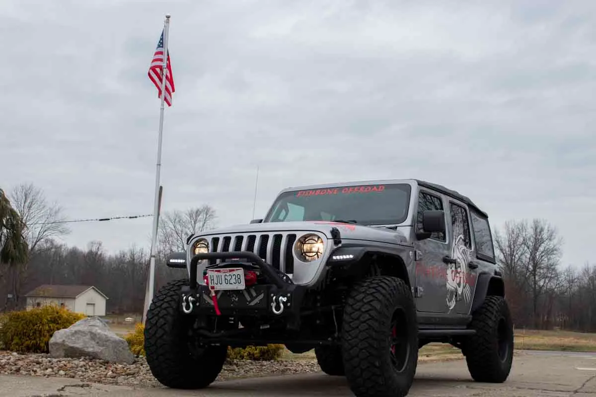 Barracuda Bull Bar 07-18 Jeep Wrangler, 18-Present Jeep Wrangler, 18-Present Jeep Gladiator JT Fishbone Offroad product image