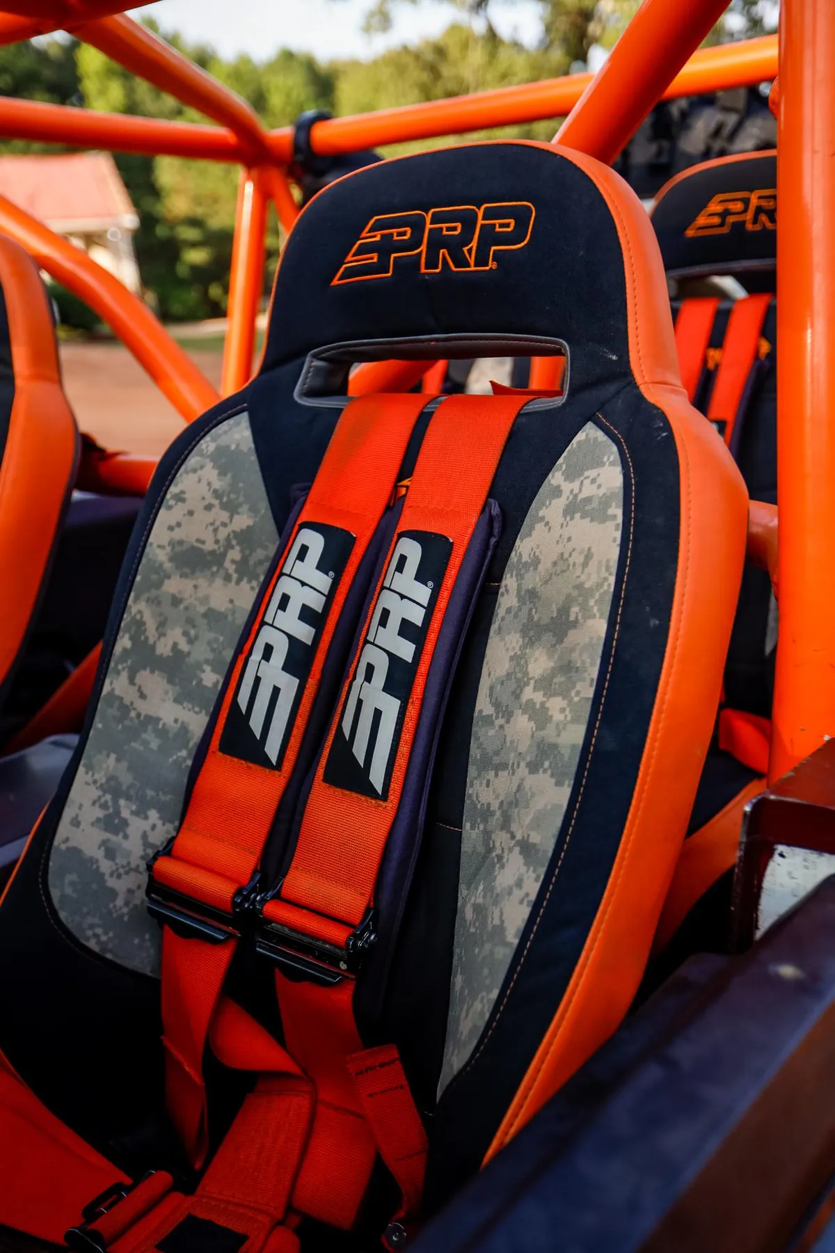 4.3 Harness 4 point Harness with 3 inch Belts Orange PRP Seats product image