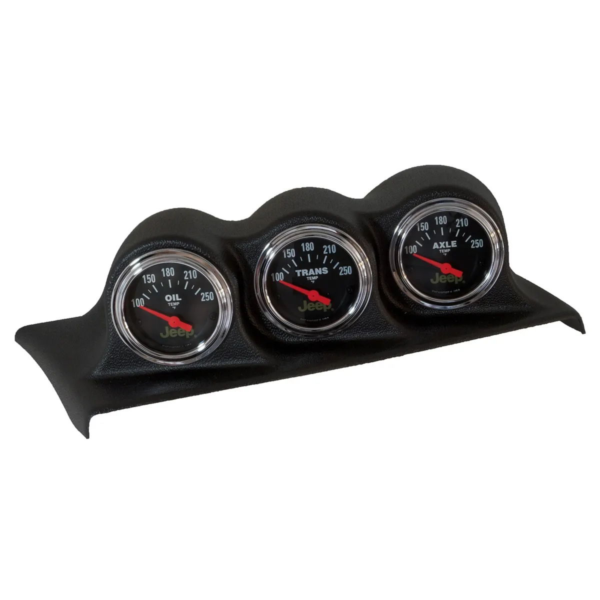Autometer 5380 Gauge Mount, Direct Fit Dash Top, Triple, 2 1/16, Wrangler JK 07-10 product image