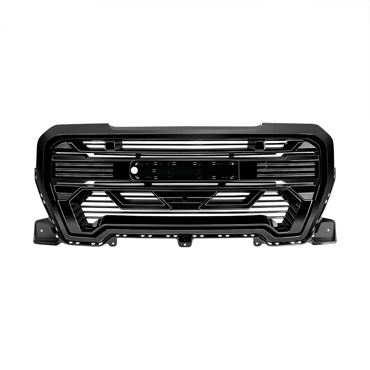American Modified Amgmaa00111 Armor Grille Emblem Base Outside Surround And Front Camera Bracket Glossy Black product image