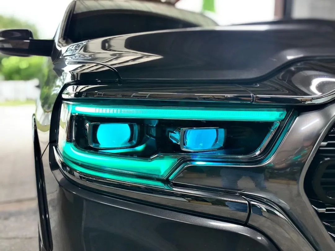 Oracle Lighting 2019-2021 RAM 1500 Colorshift Rgbw+a Headlight DRL Upgrade Kit - Projector LED Headlights product image
