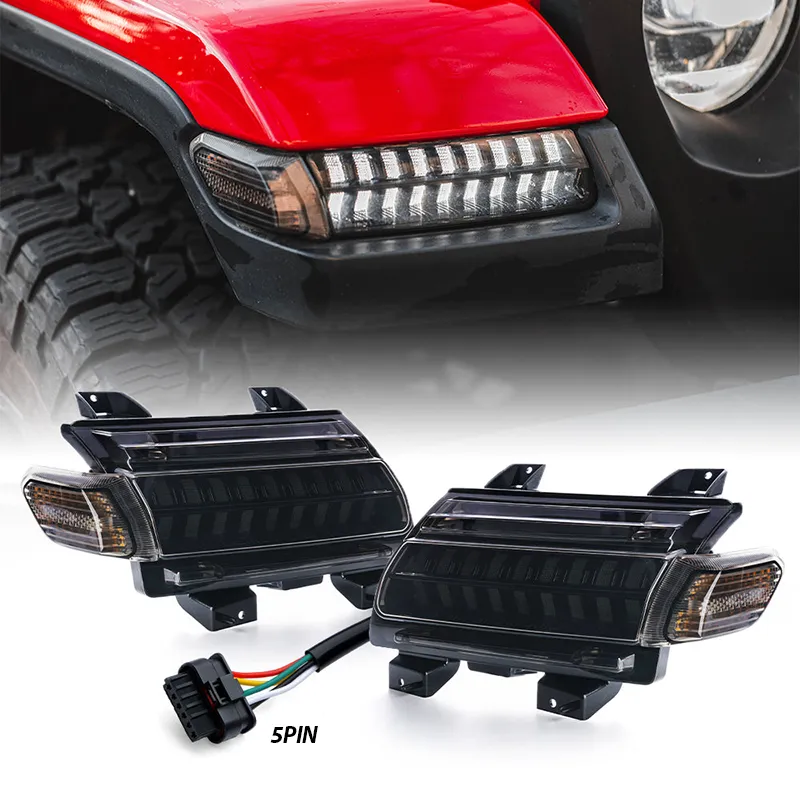 Jeep Wrangler JL & Gladiator JT Sequential Turn Signal Lights & DRL product image