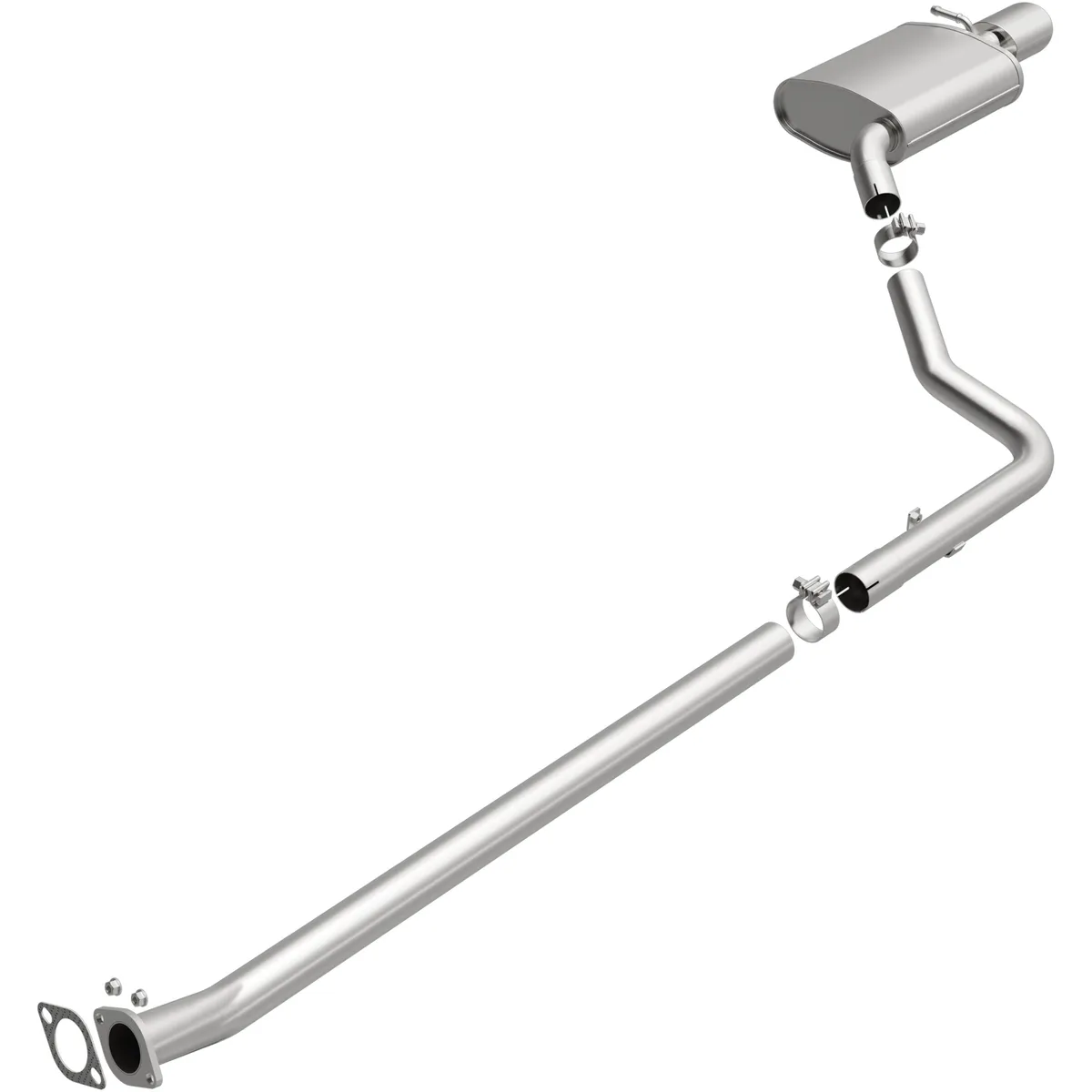 BRExhaust 2015-2017 Hyundai Sonata 2.4L Direct-Fit Exhaust System Kit 106-0940 product image